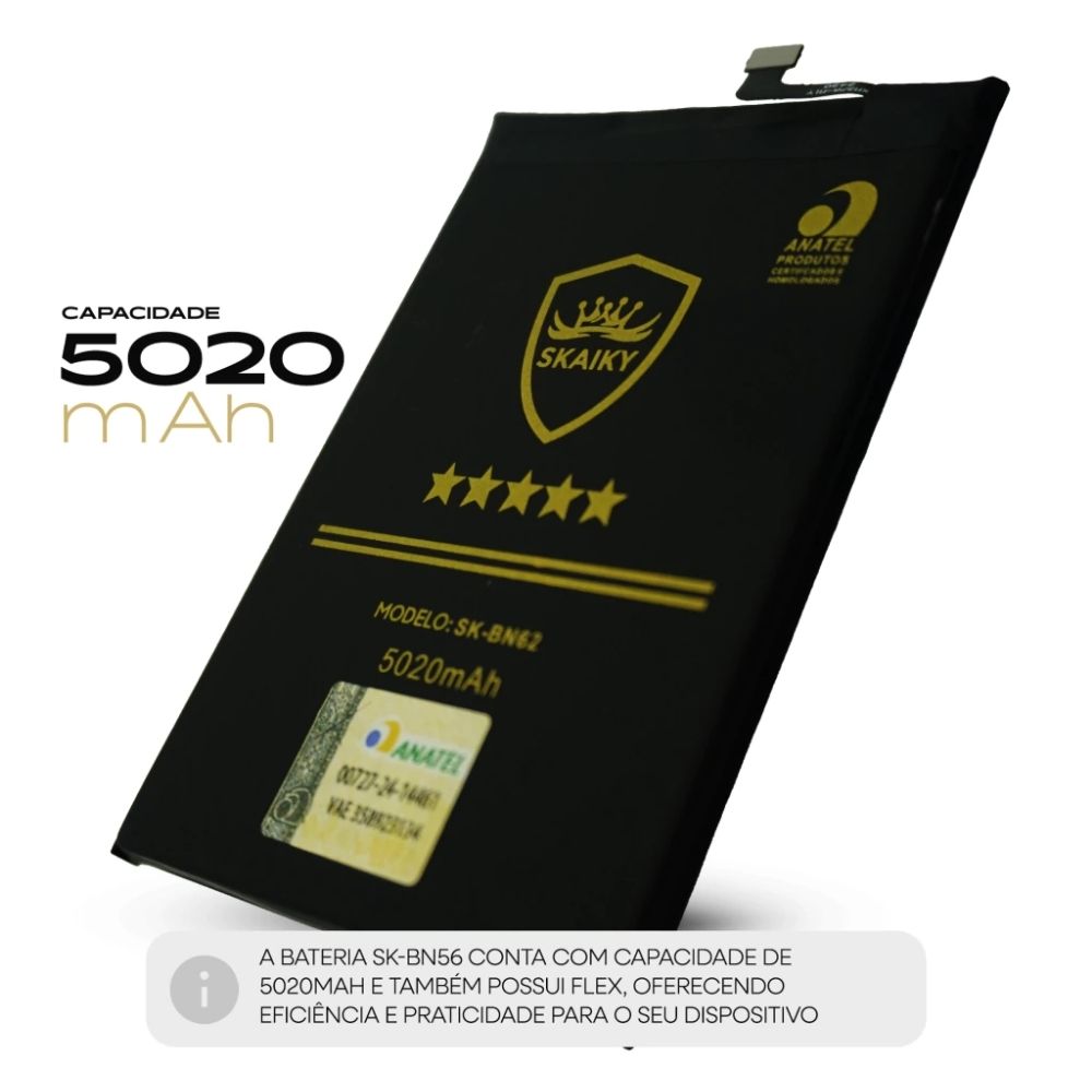 Bateria Xiaomi (Sk-Bn62) Poco M3 | Redmi 9t | Redmi Note 9 4g | Skaiky - Imagem 3