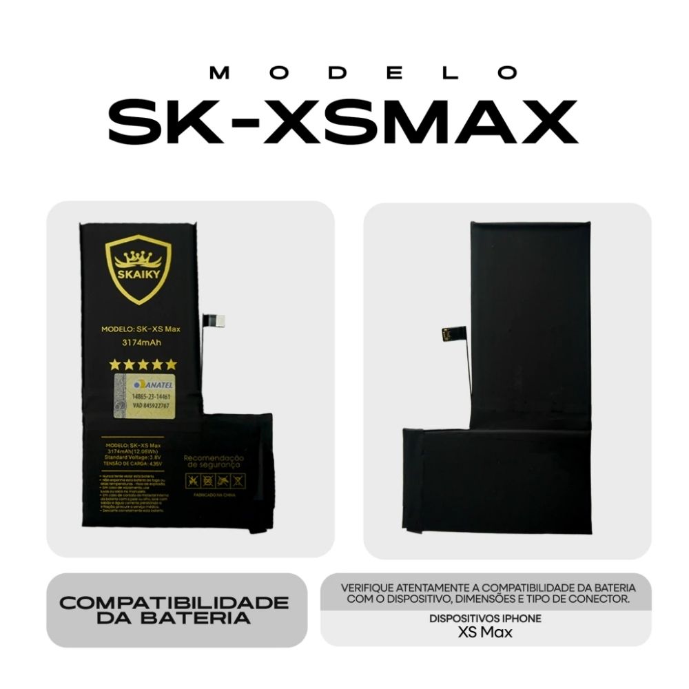 Bateria iPhone XS Max (A2101) | Skaiky - Imagem 2
