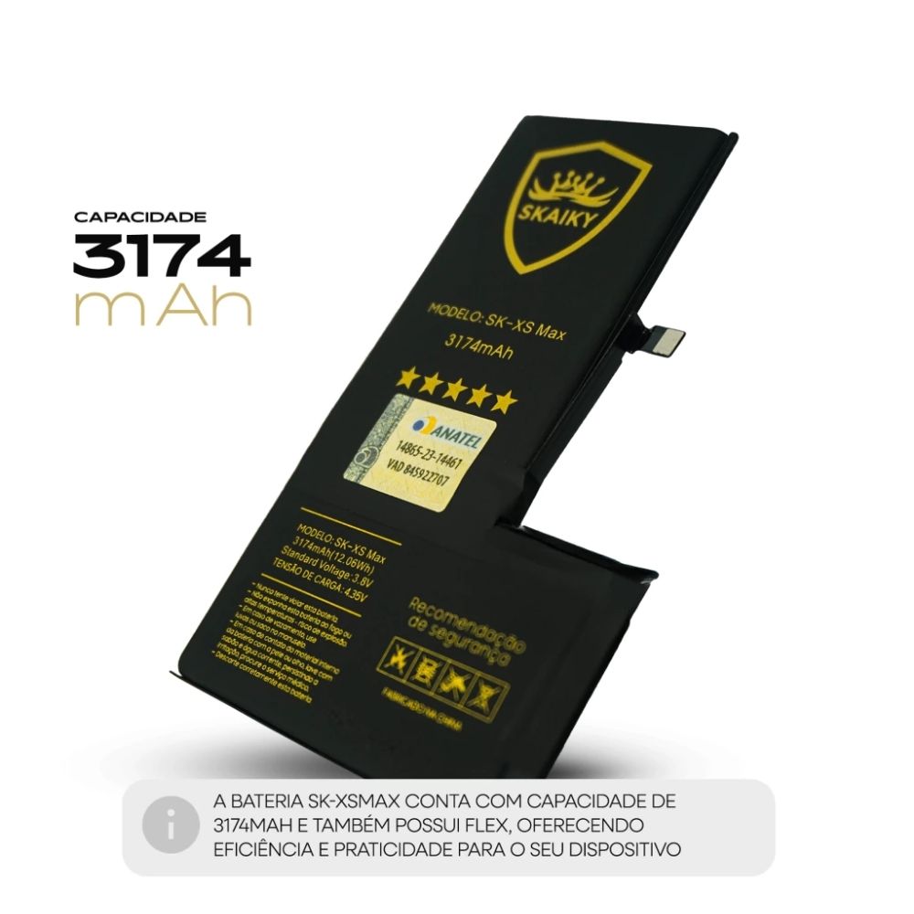Bateria iPhone XS Max (A2101) | Skaiky - Imagem 3