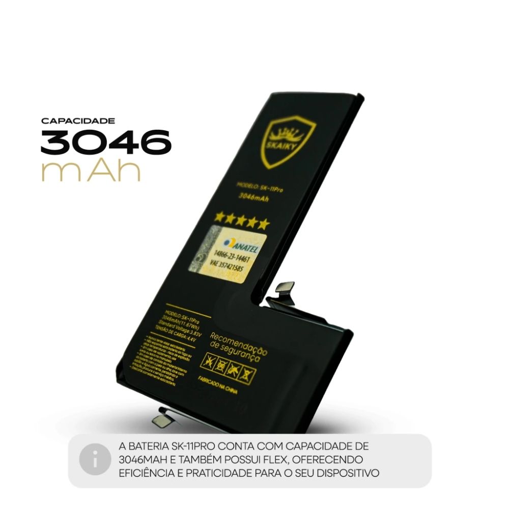 Bateria iPhone 11 Pro (A2215) | Skaiky - Imagem 3