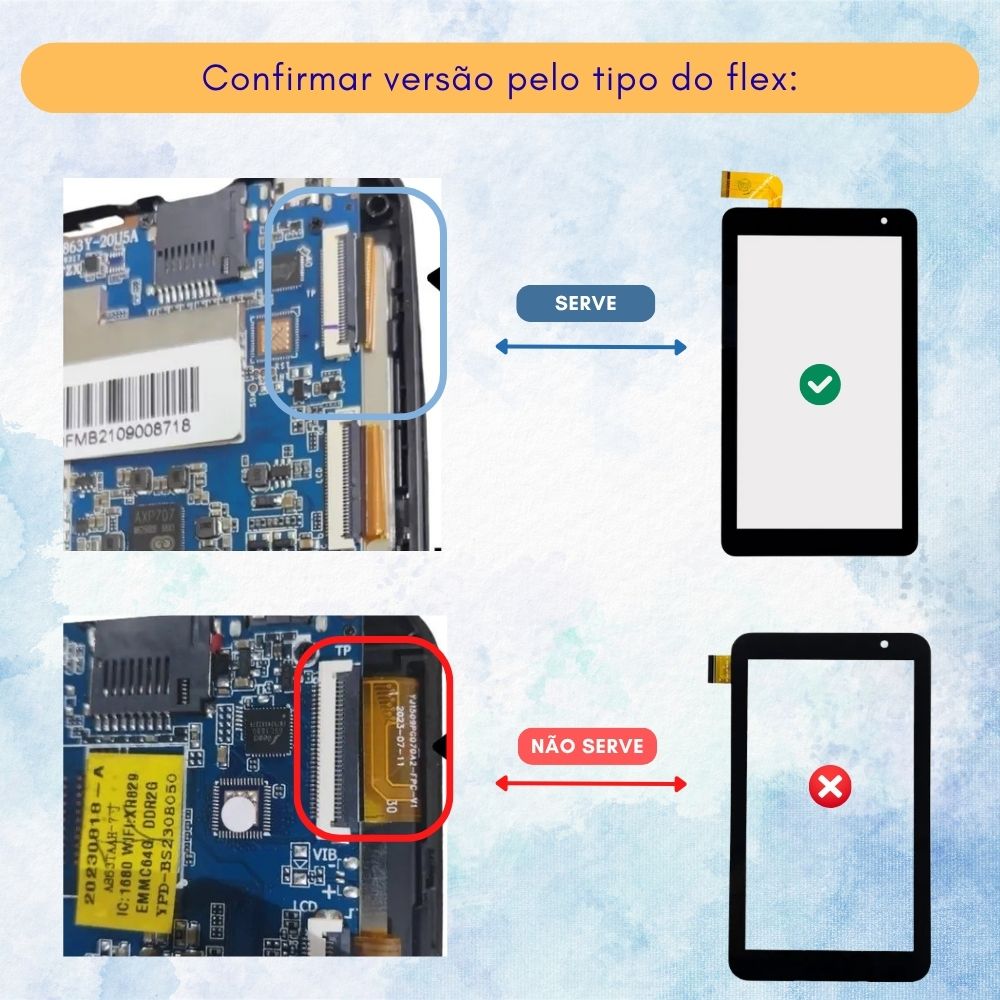 Touch Positivo Twist Tab T770c T770k T770kf T770ke T770km T780f Preto (XC-PG0700-235-A0) - Imagem 4