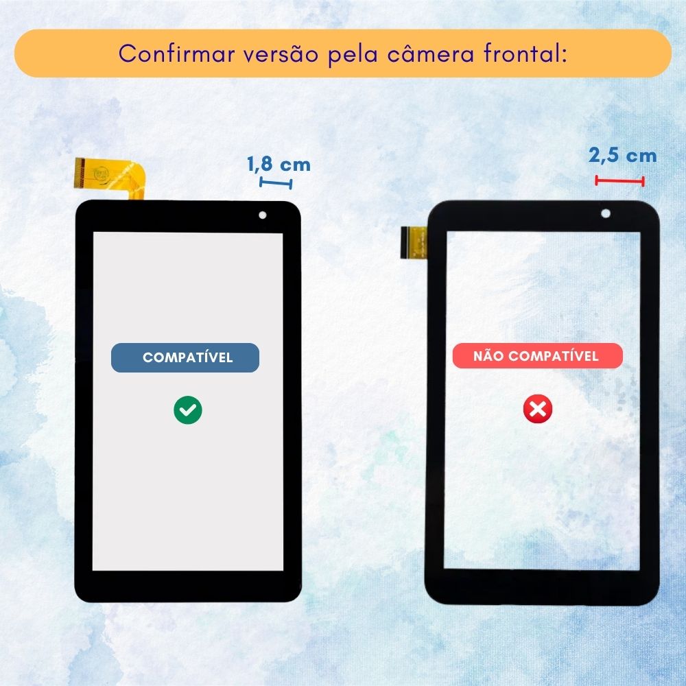 Touch Positivo Twist Tab T770c T770k T770kf T770ke T770km T780f Preto (XC-PG0700-235-A0) - Imagem 5